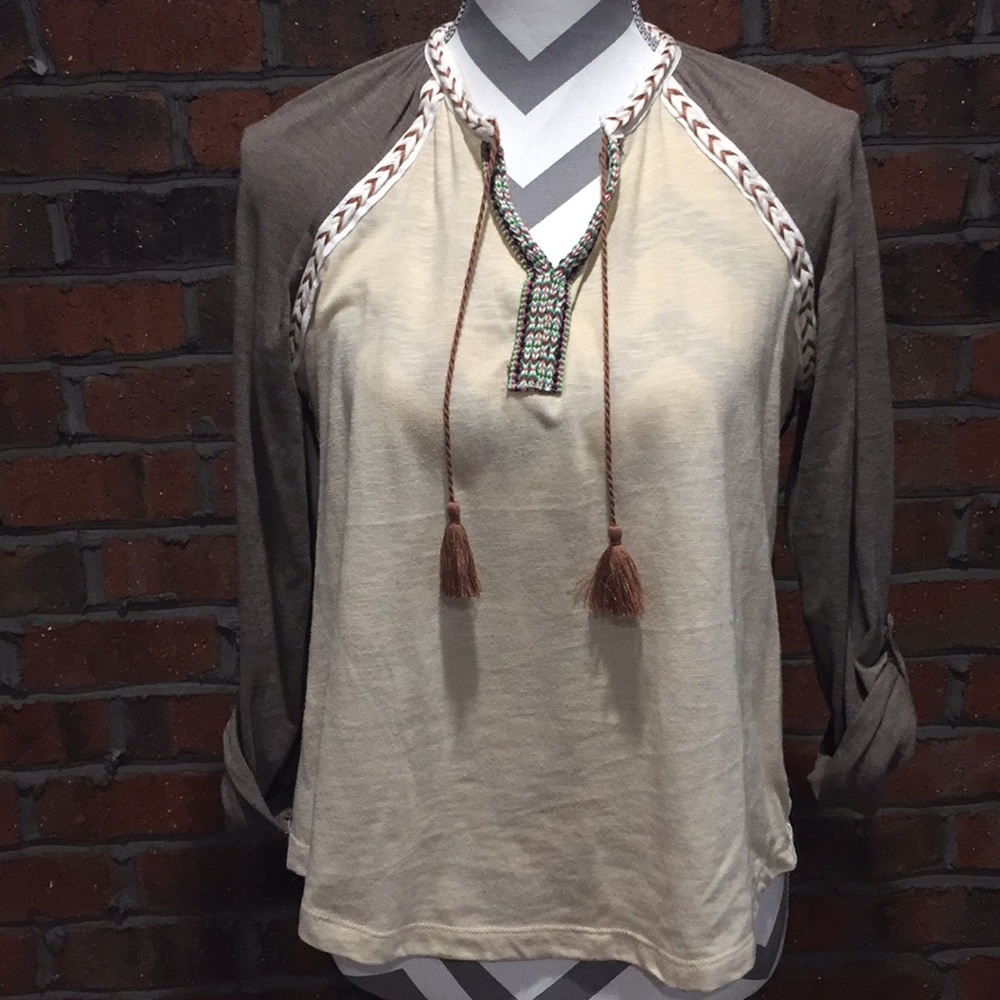 Altar’d State Women’s Henley. Size Medium.